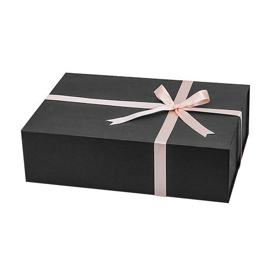 Folding Box Black Gift Box Foldable, Suitable for Best Man Proposal Box, Wedding, Christmas, Halloween, Birthday Gift Packaging